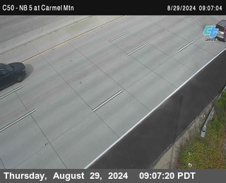 NB 5 at Carmel Mountain Rd.