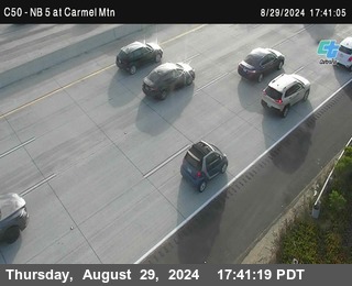 NB 5 at Carmel Mountain Rd.