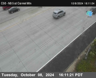 NB 5 at Carmel Mountain Rd.