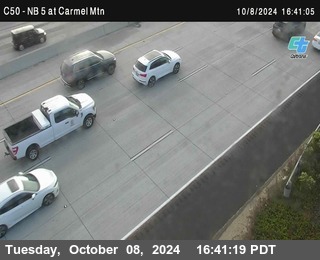 NB 5 at Carmel Mountain Rd.