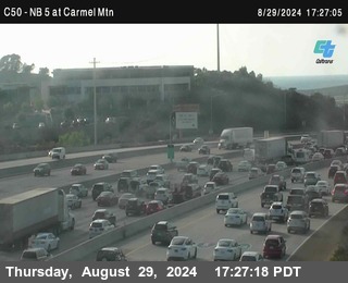 NB 5 at Carmel Mountain Rd.