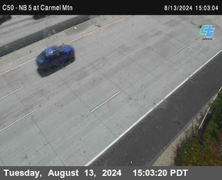 NB 5 at Carmel Mountain Rd.