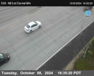 NB 5 at Carmel Mountain Rd.