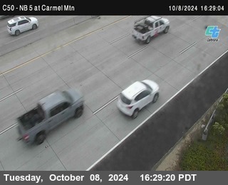 NB 5 at Carmel Mountain Rd.