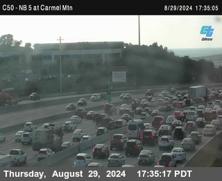 NB 5 at Carmel Mountain Rd.