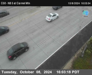 NB 5 at Carmel Mountain Rd.