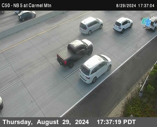 NB 5 at Carmel Mountain Rd.