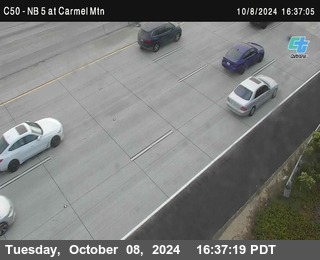 NB 5 at Carmel Mountain Rd.