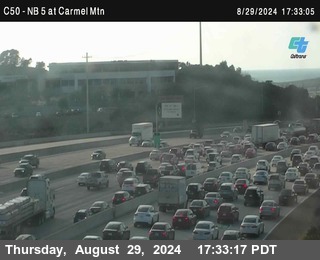 NB 5 at Carmel Mountain Rd.