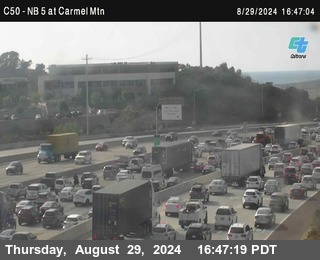 NB 5 at Carmel Mountain Rd.