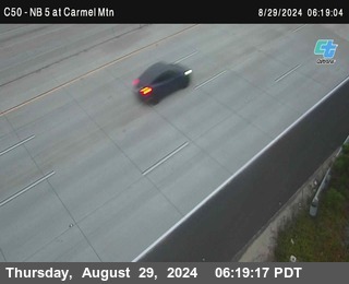 NB 5 at Carmel Mountain Rd.