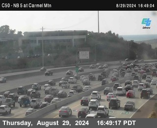 NB 5 at Carmel Mountain Rd.