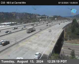 NB 5 at Carmel Mountain Rd.