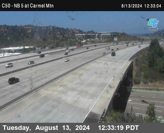 NB 5 at Carmel Mountain Rd.