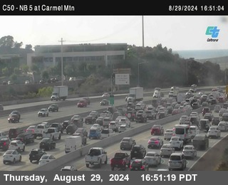 NB 5 at Carmel Mountain Rd.