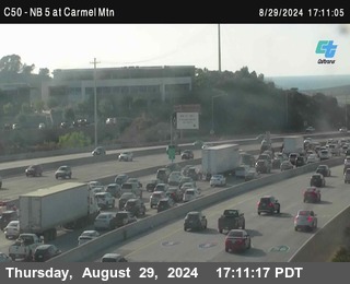 NB 5 at Carmel Mountain Rd.