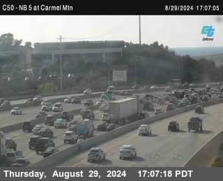 NB 5 at Carmel Mountain Rd.