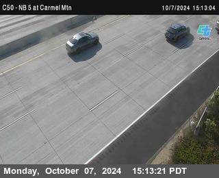 NB 5 at Carmel Mountain Rd.