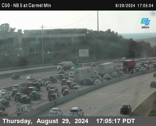 NB 5 at Carmel Mountain Rd.