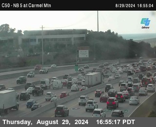 NB 5 at Carmel Mountain Rd.