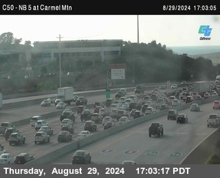 NB 5 at Carmel Mountain Rd.