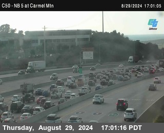 NB 5 at Carmel Mountain Rd.