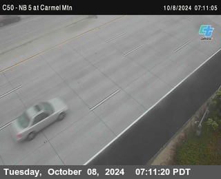 NB 5 at Carmel Mountain Rd.