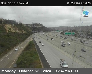 NB 5 at Carmel Mountain Rd.