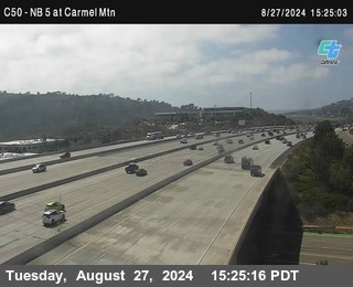 NB 5 at Carmel Mountain Rd.