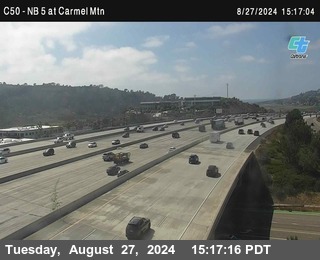 NB 5 at Carmel Mountain Rd.