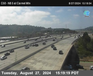 NB 5 at Carmel Mountain Rd.