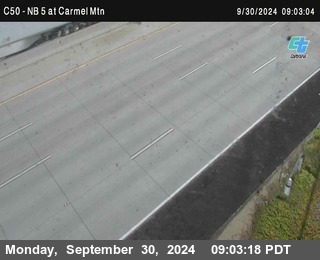 NB 5 at Carmel Mountain Rd.