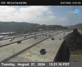 NB 5 at Carmel Mountain Rd.