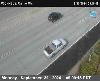 NB 5 at Carmel Mountain Rd.