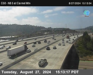 NB 5 at Carmel Mountain Rd.