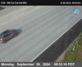 NB 5 at Carmel Mountain Rd.