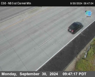 NB 5 at Carmel Mountain Rd.