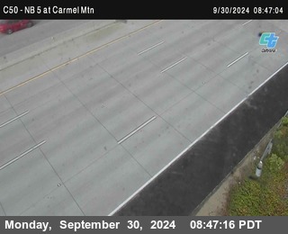 NB 5 at Carmel Mountain Rd.