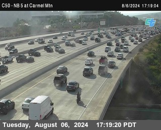 NB 5 at Carmel Mountain Rd.