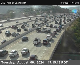 NB 5 at Carmel Mountain Rd.