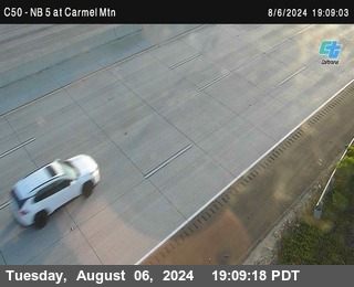 NB 5 at Carmel Mountain Rd.