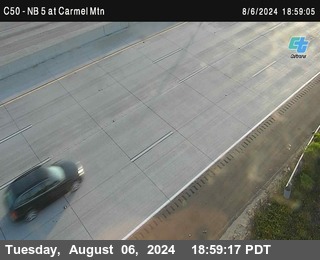 NB 5 at Carmel Mountain Rd.