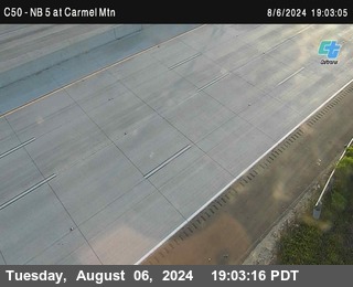 NB 5 at Carmel Mountain Rd.