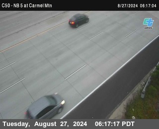 NB 5 at Carmel Mountain Rd.