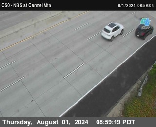 NB 5 at Carmel Mountain Rd.