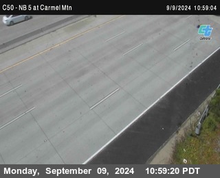 NB 5 at Carmel Mountain Rd.