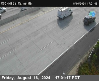 NB 5 at Carmel Mountain Rd.