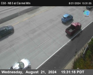 NB 5 at Carmel Mountain Rd.