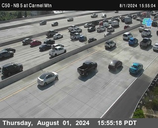 NB 5 at Carmel Mountain Rd.