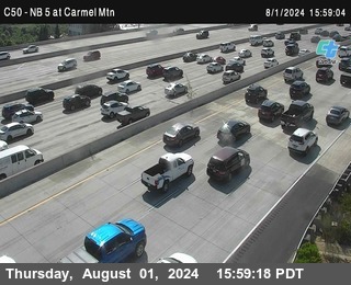 NB 5 at Carmel Mountain Rd.